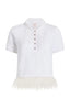 Cinq A Sept Reign Polo Top