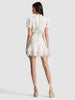 Alice and Olivia Loryn Embroidered Short Sleeve Shirt Dress