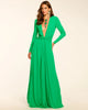 Ramy Brook Martini Jersey Plunging Gown