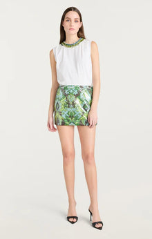 Cinq A Sept Sequin Damask Juno Skirt