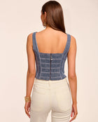 Ramy Brook Olive Button Front Sleeveless Top
