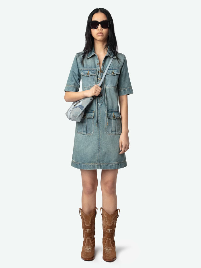 Zadig and Voltaire Record Denim Dress