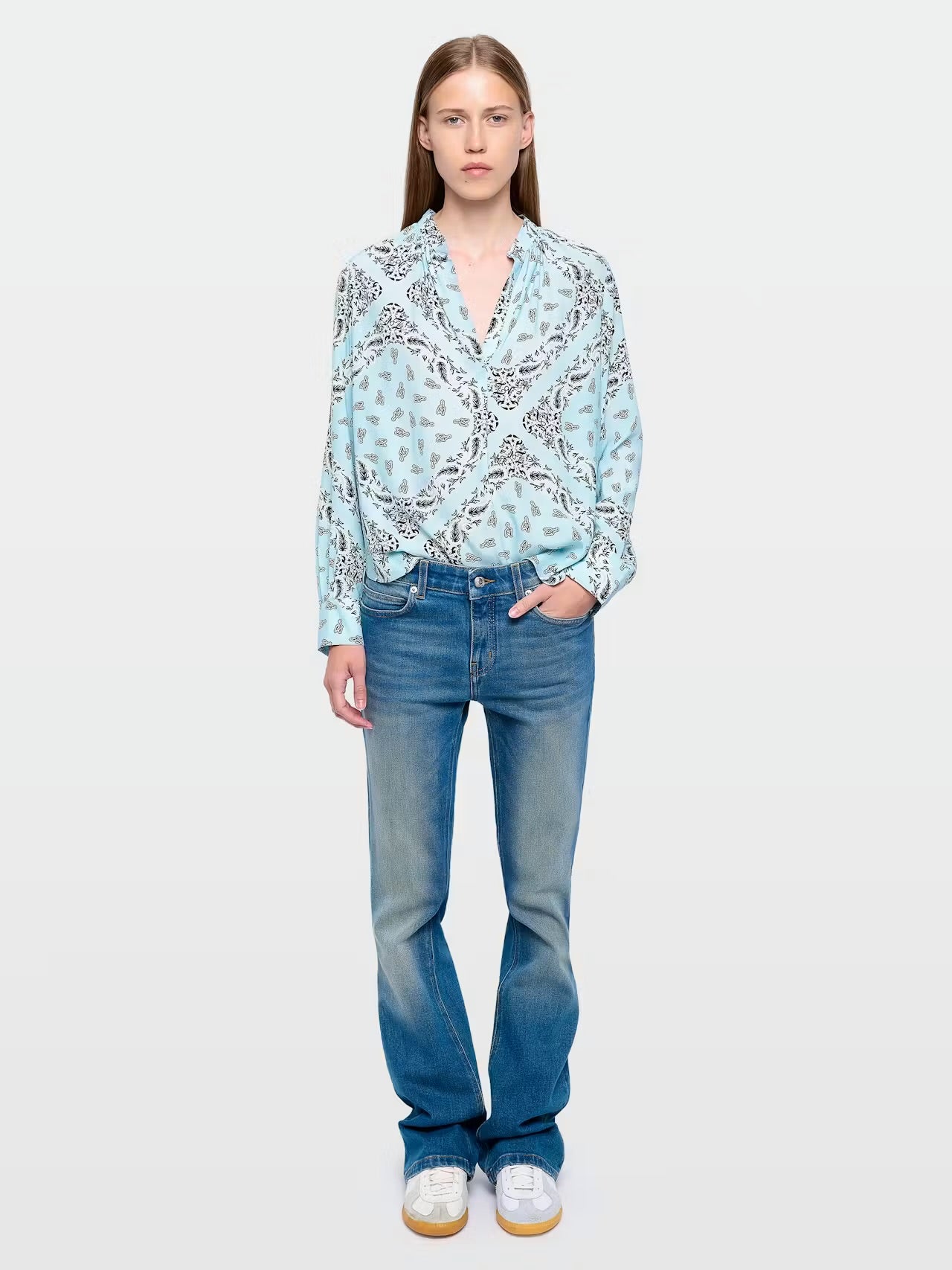 Zadig & Voltaire TINK SOFT BANDANA BLOUSE