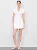 Alice and Olivia Mila Deep V-Neck Twist Front Mini Dress