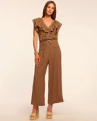 Ramy Brook Marguerite Cropped Belted Pant