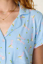 Pj Salvage Olive You Martini Print Short PJ Set
