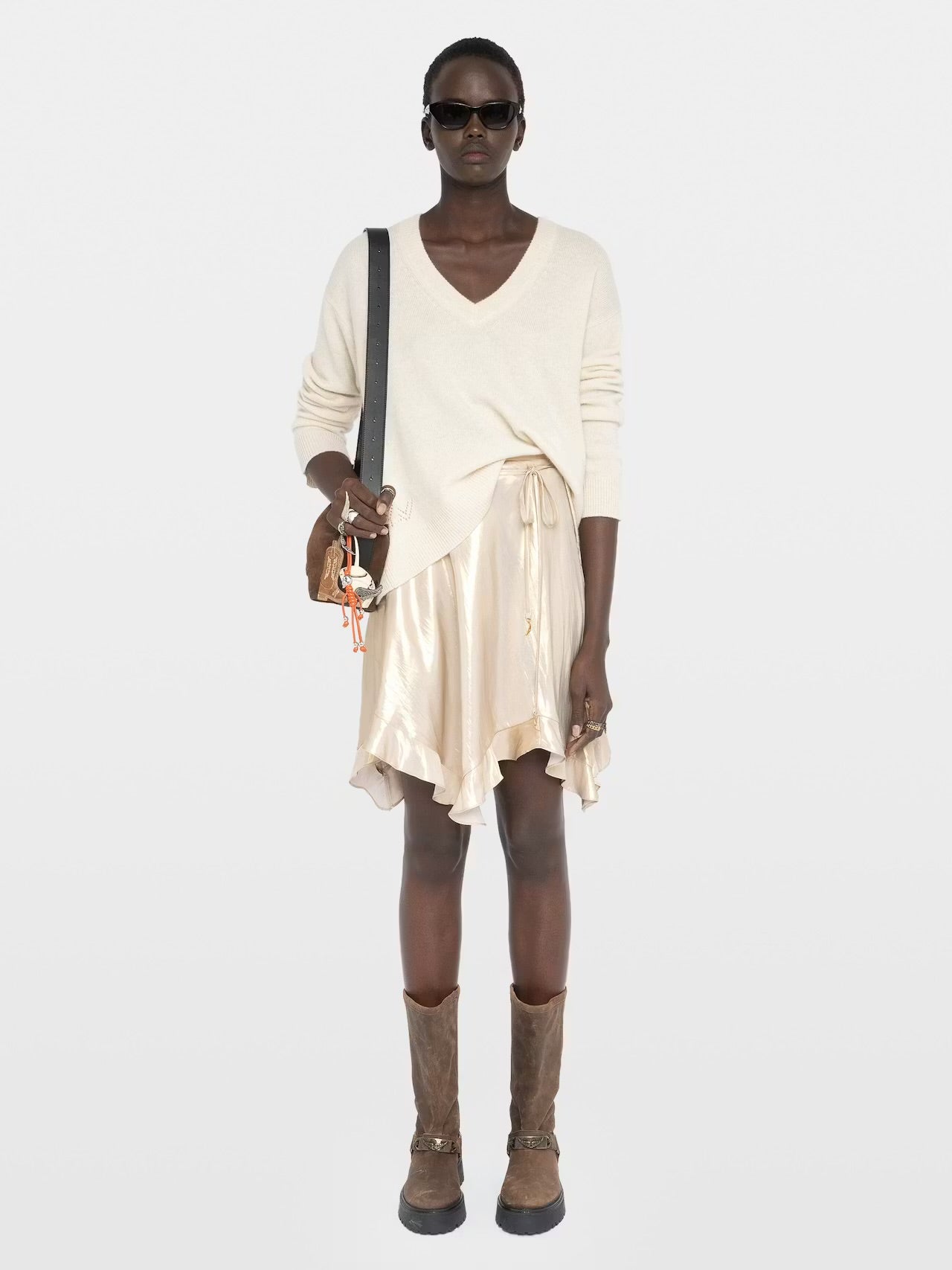 Zadig and Voltaire Jeto Satin Skirt