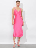 Alice and Olivia Kiro V Neck Slip Dress