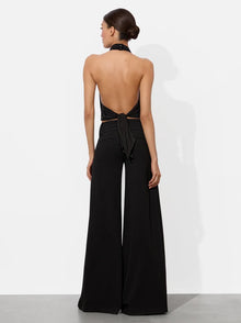 Alice and Olivia Ayanna Cowl Tie  Halter Top