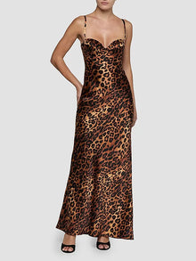 L’ Agence Sayla Bias Cut Maxi Dress