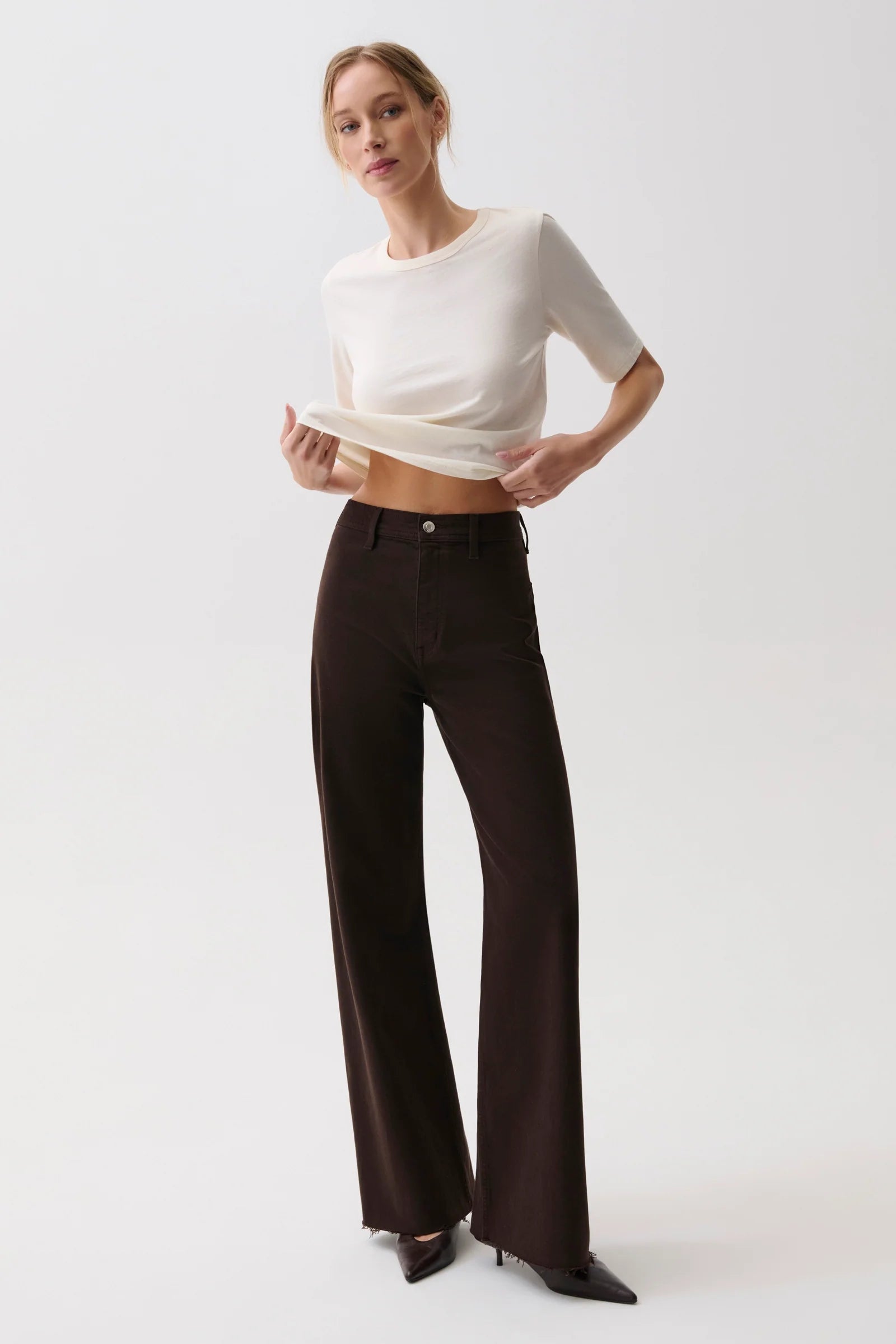 Pistola Penny High Rise Wide Leg  Pant