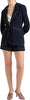Cinq A Sept Contrast Topstitch Hooded Khloe Blazer