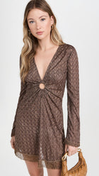 Ramy Brook Zig Zag Cassie Coverup Mini Dress