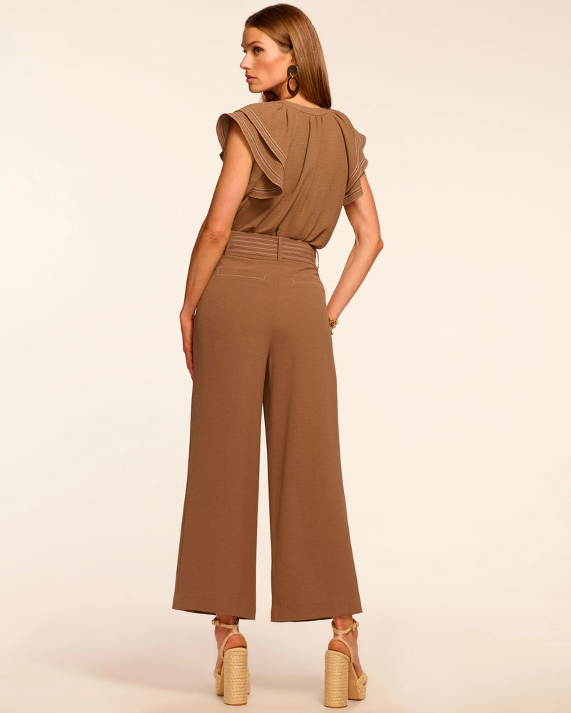 Ramy Brook Marguerite Cropped Belted Pant