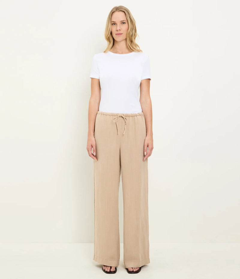 Michael Stars Marissa Linen Drawstring Pant