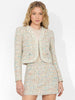 Alice and Olivia Peyton Cropped Tweed Jacket