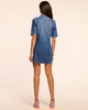 Ramy Brook Skylar Short Sleeve Denim Mini Dress