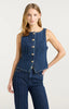 Cinq A Sept Pintuck Camen Vest