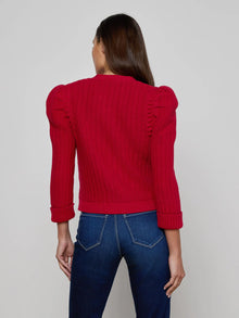L’ Agence Delli Cropped Cardigan