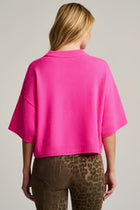 Lisa Todd CREW MATE CASHMERE SWEATER- Pink Flash