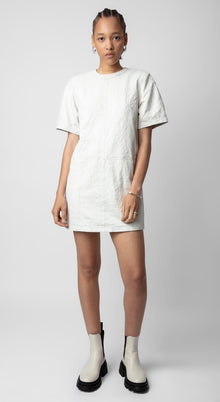Zadig and Voltaire Riddy Crinkled Leather Dress