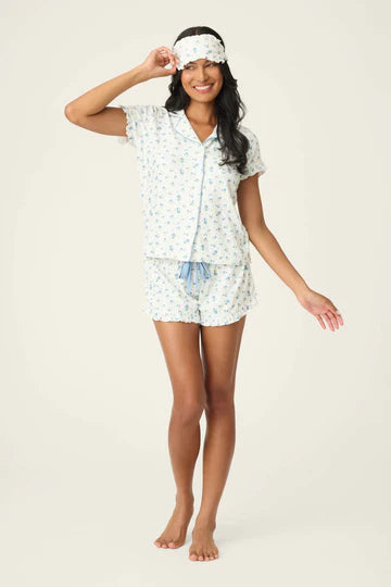 PJ Salvage More Amour Ditsy Floral 3-Piece Pointelle PJ Set
