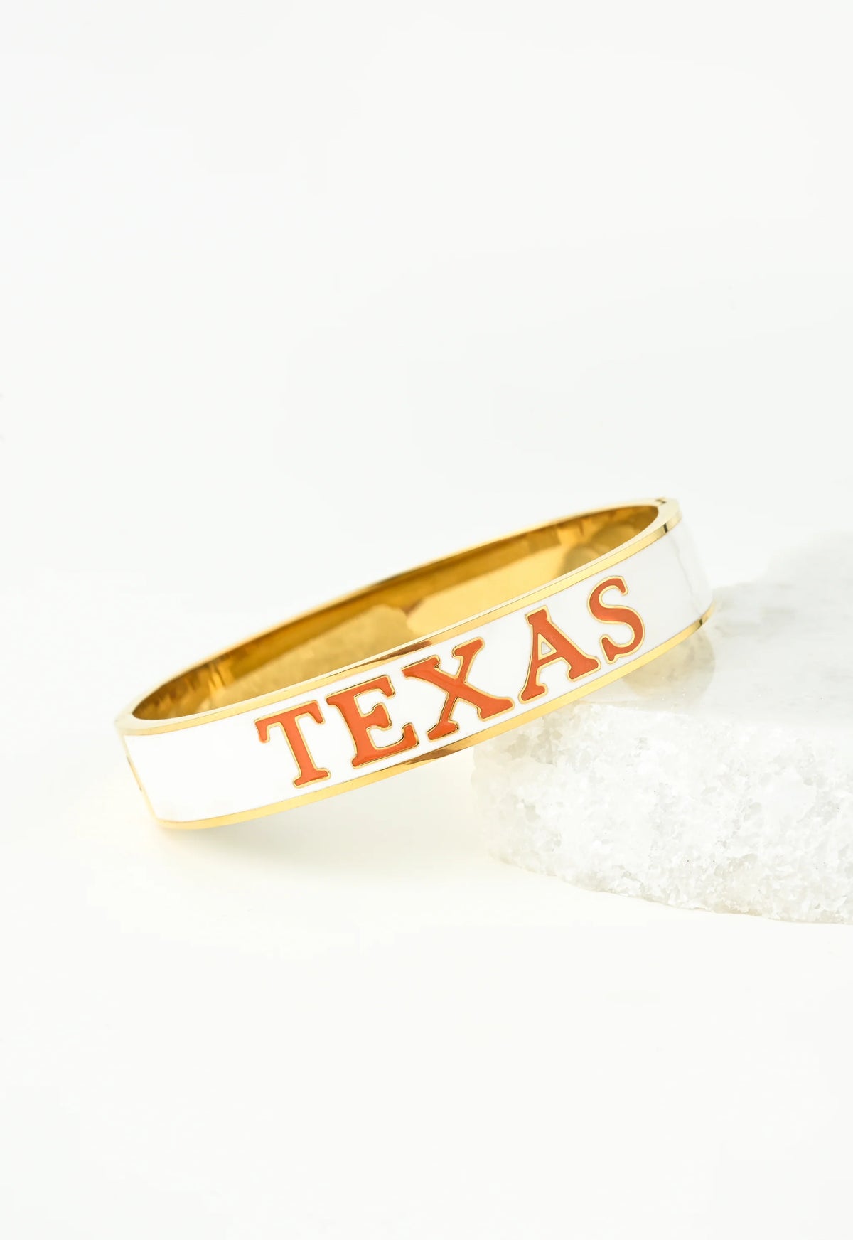 A Wink Of Yellow Texas Enamel Cuff