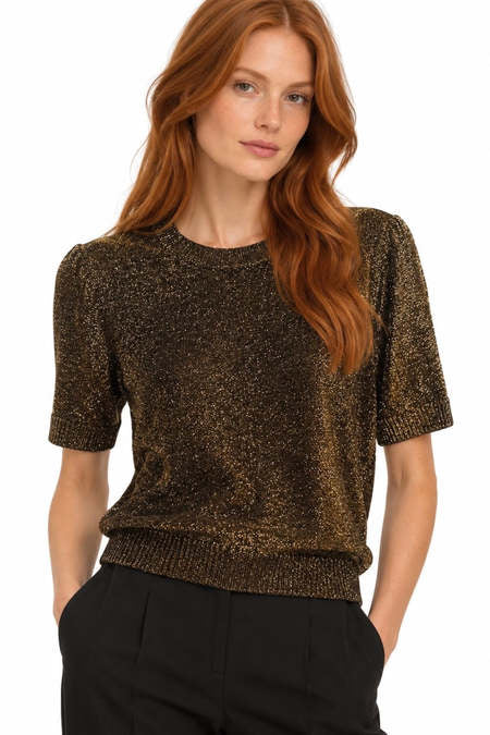 Frame The Lurex Gathered Sweater