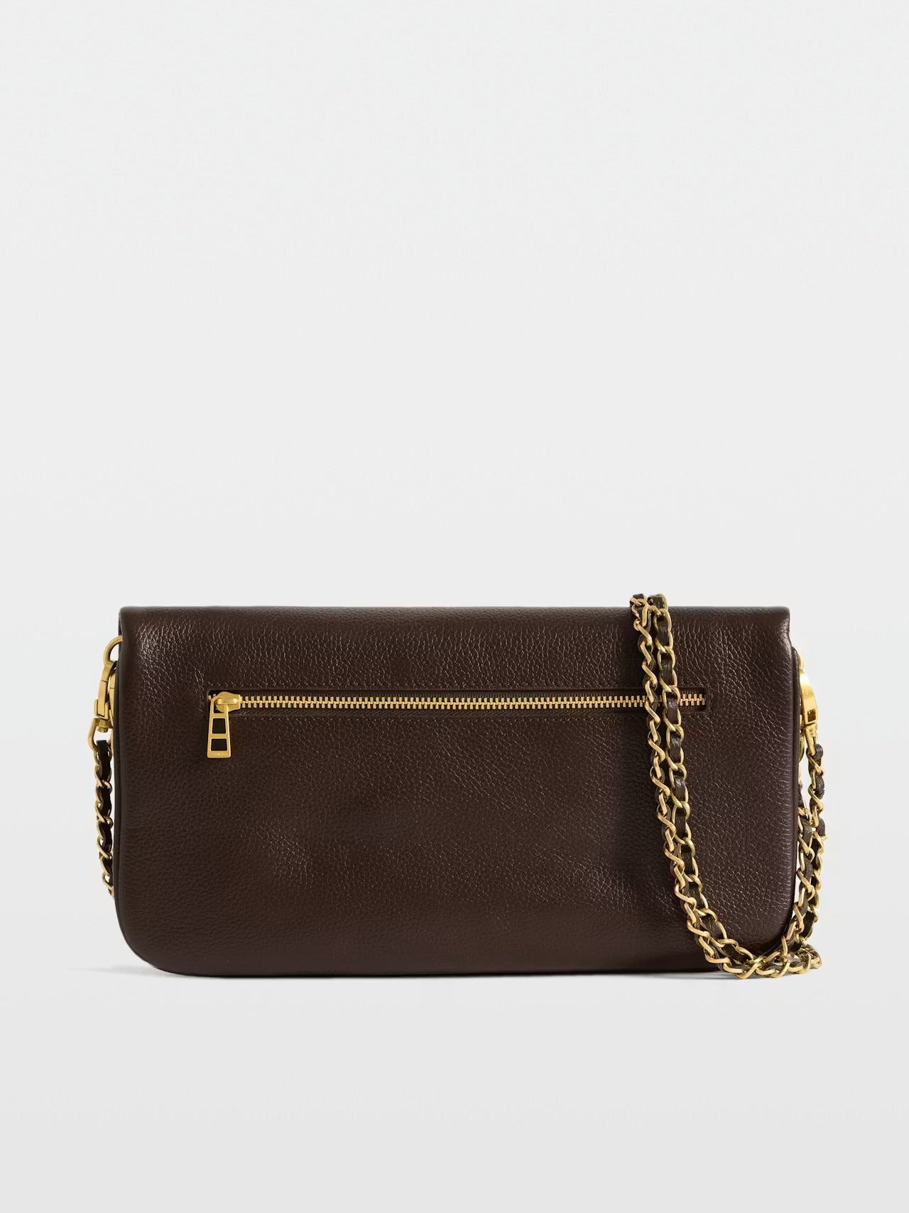 Zadig & Voltaire Rock Clutch- brownie