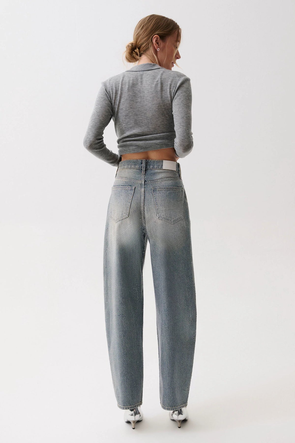 Pistola Wes High Rise Barrel Jean