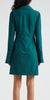 Cinq A Sept McKenna Front Twist Long Sleeve Mini Shirtdress