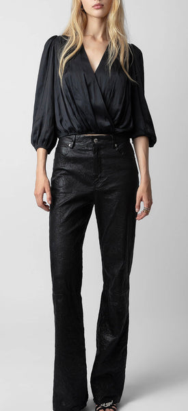 Zadig and Voltaire Tyfon Satin Top