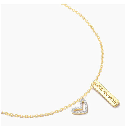 Ella Stein I Love You More Pendant Necklace