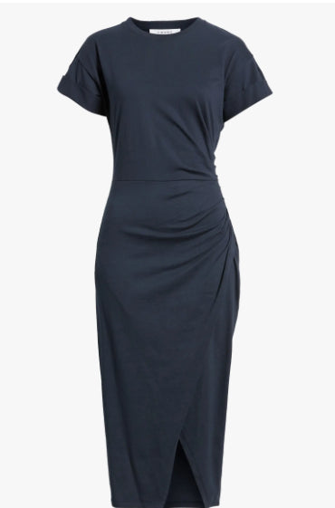 Frame Faux Wrap Midi Dress