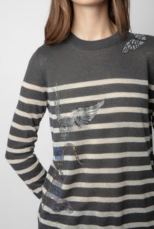 Zadig and Voltaire Source Diamante Cashmere Sweater