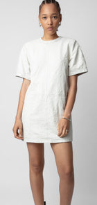 Zadig and Voltaire Riddy Crinkled Leather Dress