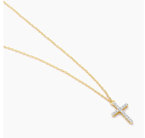 Ella Stein Believe Cross Pendant Necklace