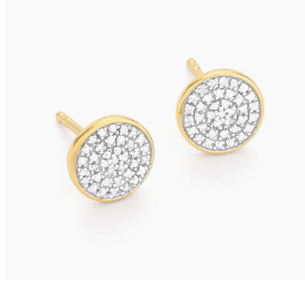 Ella Stein Disc Fashion Stud Earrings