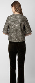Zadig and Voltaire Tytane Sequin Blouse