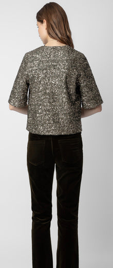 Zadig and Voltaire Tytane Sequin Blouse