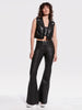 ASbyDF Robbie Stretch Leather Flare Pants