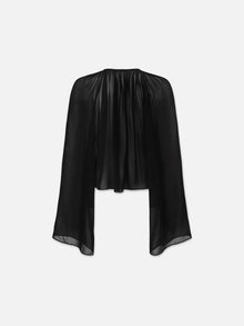 Frame V Neck Shirred Blouse