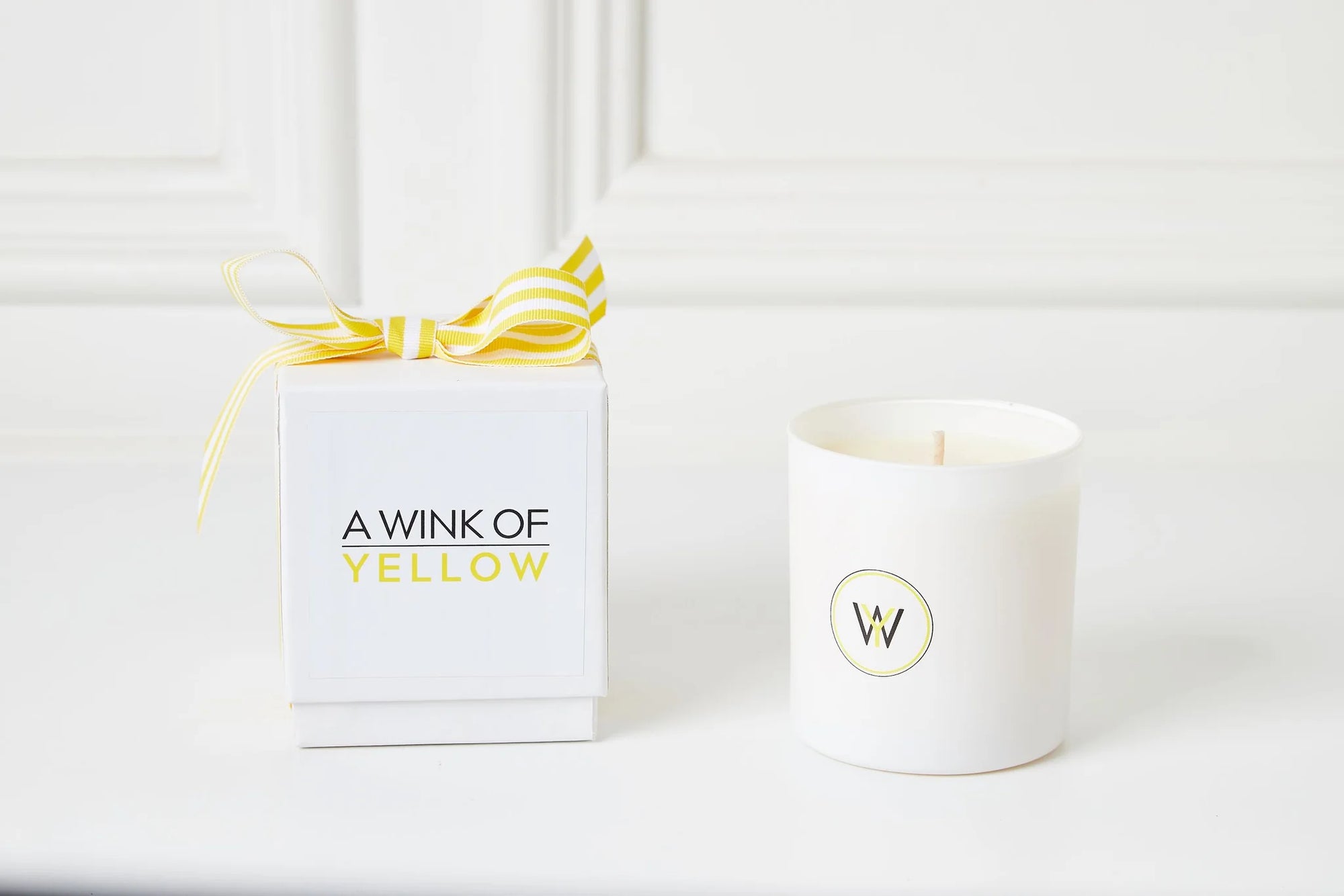 A Wink Of Yellow The Austin Candle