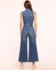 Ramy Brook Bell Cropped Denim Jumpsuit