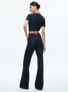 Alice and Olivia Gorgeous Wide Leg Jumpsuit