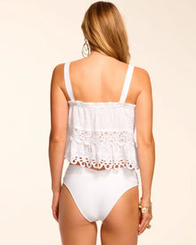 Ramy Brook Amina Cotton Eyelet Coverup Top