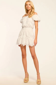 Ramy Brook Verona Embroidered Organza Mini Dress