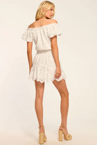 Ramy Brook Verona Embroidered Organza Mini Dress