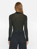 Frame Mesh Lace Turtleneck