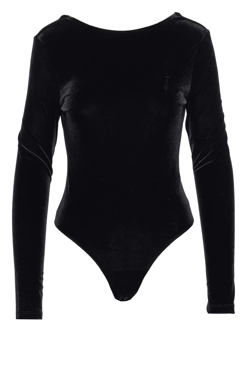 Agolde Corrin Velvet Bodysuit